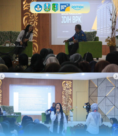 Menerima Penghargaan Dari BPK Goes to School.